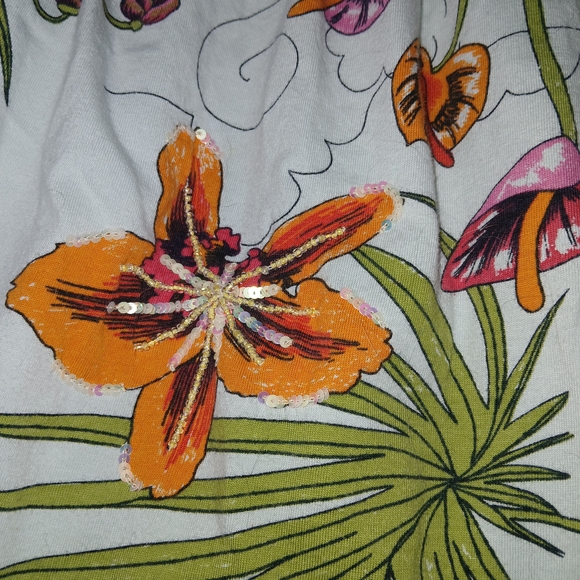 H&M Strapless Floral Dress - Multicolor - Picture 3 of 4